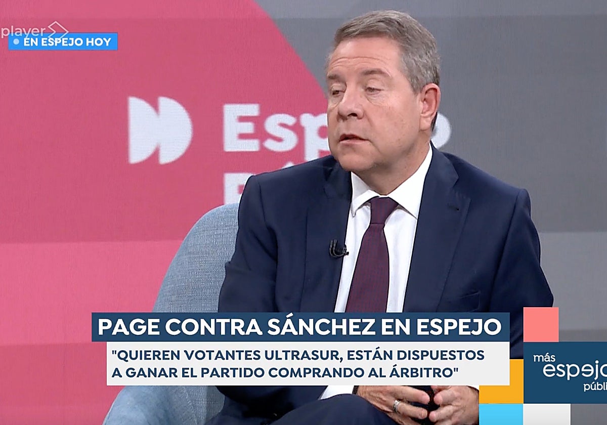 Emiliano García-Page ha sido rotundo al responder a Susanna Griso, presentadora de 'Espejo Público', sobre la candidatura de Pedro Sánchez para las próximas elecciones.