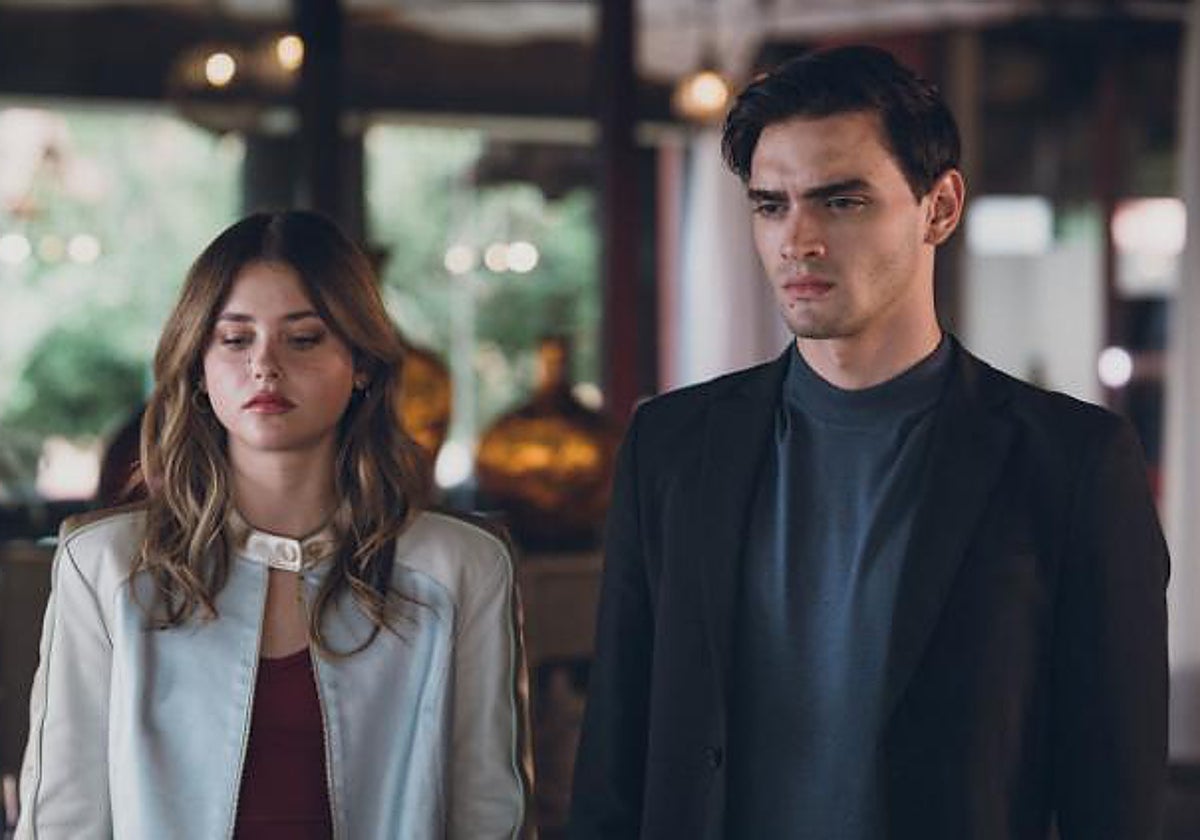 Nicole Wallace y Gabriel Guevara, en un fotograma de 'Culpa nuestra'