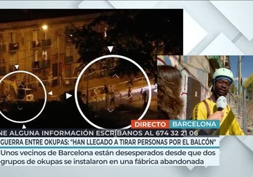 'Guerra' sin cuartel entre dos bandas de okupas en Barcelona: «Han llegado a tirar a gente por el balcón»