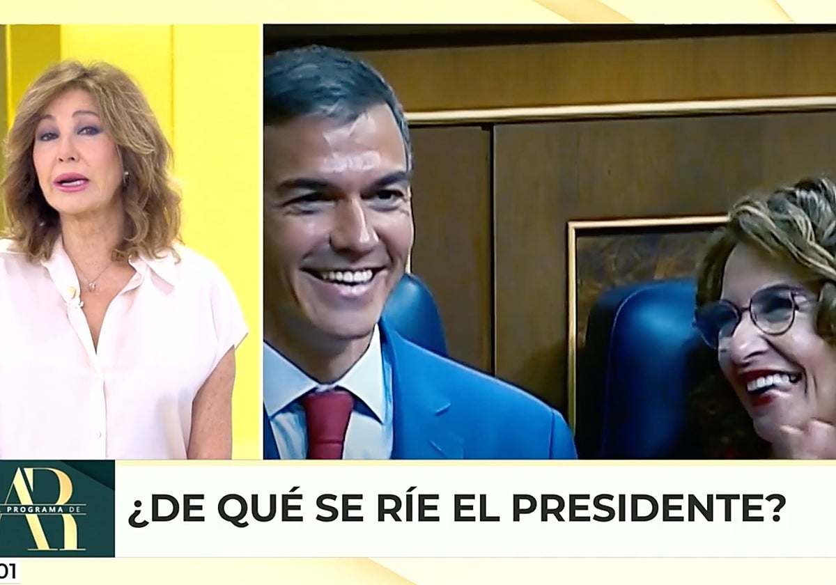 Ana Rosa Quintana ha sentenciado desde 'El programa de Ana Rosa' a Pedro Sánchez y María Jesús Montero tras su 'show' en el Congreso.