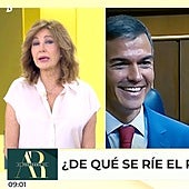 Ana Rosa 'atiza' a Sánchez y Montero por su «club de la comedia»