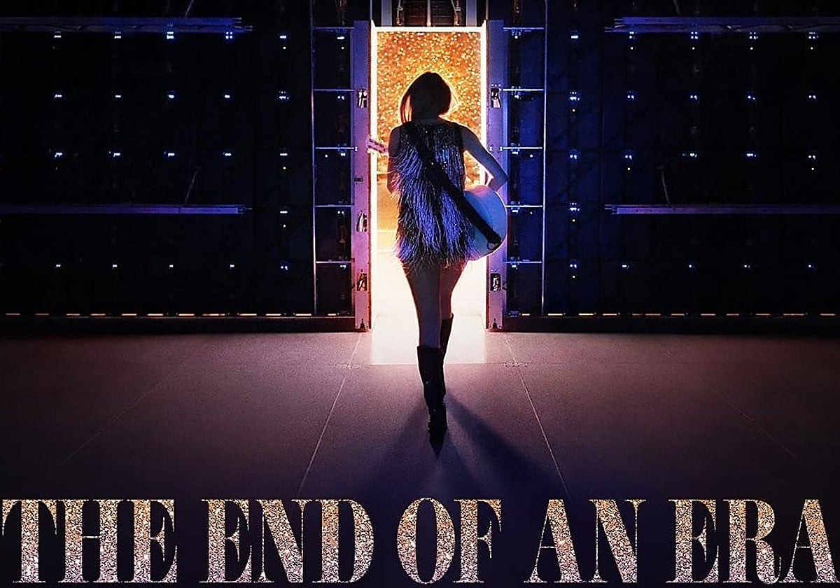 Portada de la docuserie 'The end of an era' de Taylor Swift
