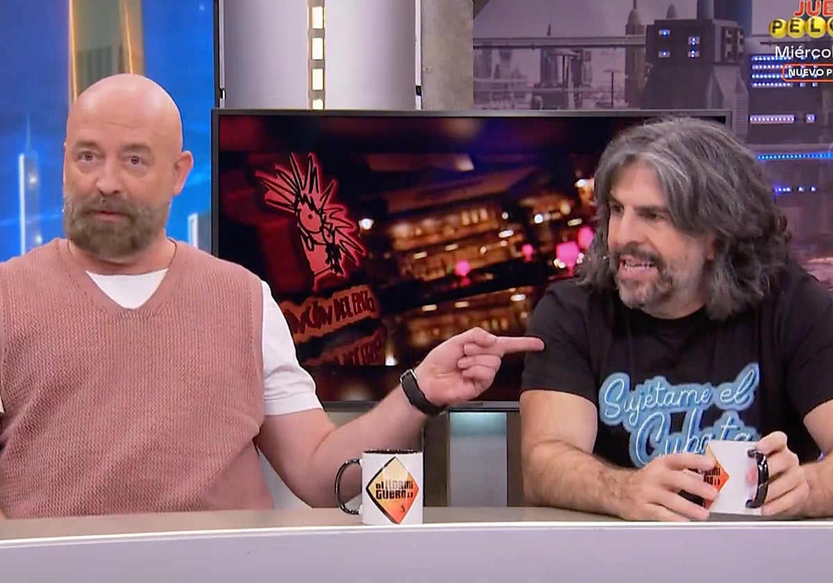 Goyo Jiménez y JJ Vaquero en 'El Hormiguero'