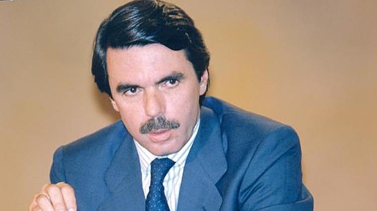 José María Aznar en 1996, meses después de ser elegido presidente del Gobierno