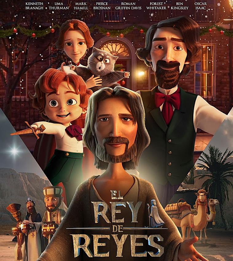 Cartel en español de 'El rey de reyes'