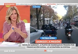 Susanna Griso destapa lo vivido con Nicolas Sarkozy, con motivo de su entrada en la cárcel: «No me podía levantar»