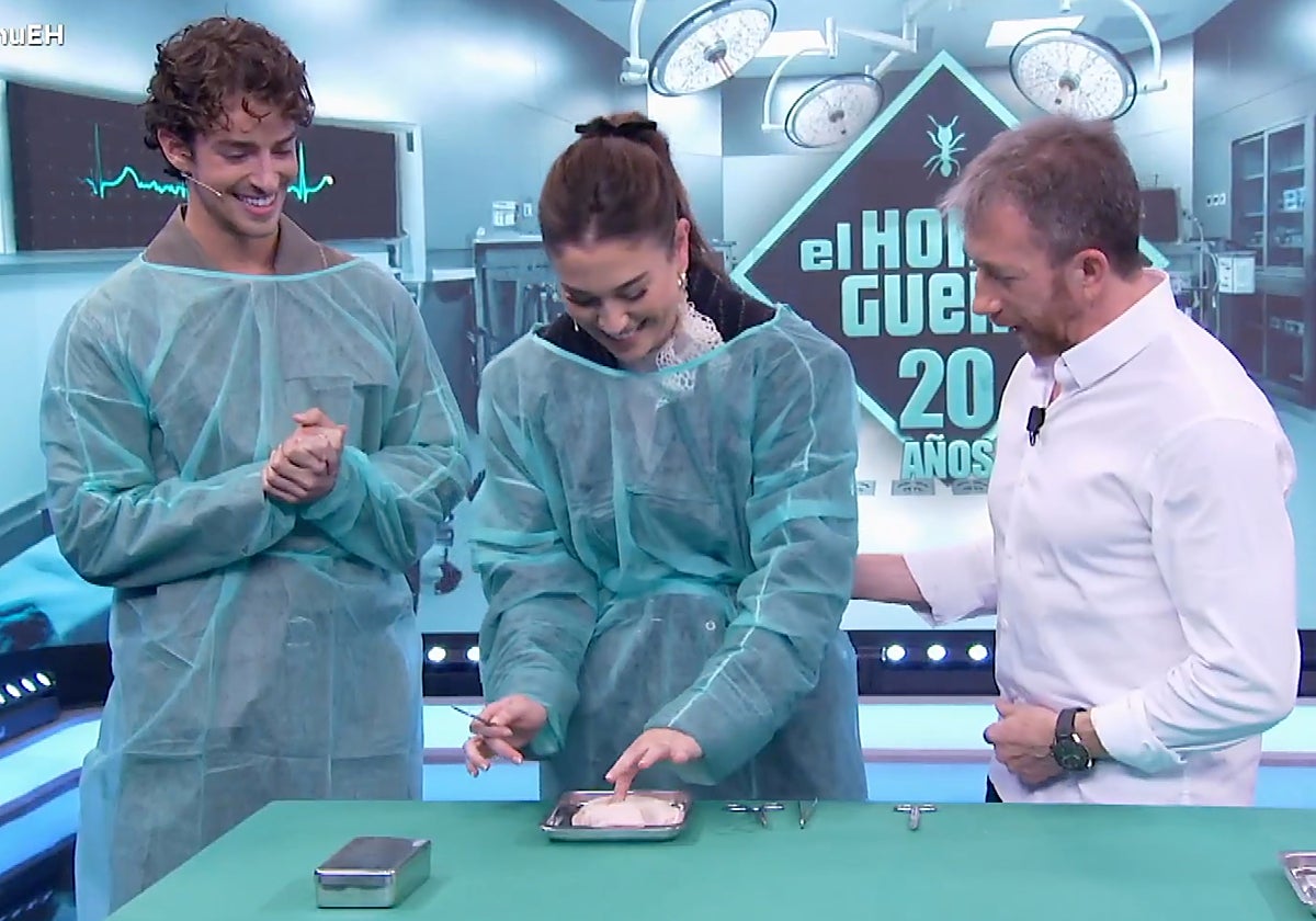 Blanca Suárez y Manu Ríos en 'El Hormogiero'