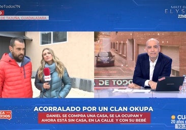 Máxima tensión entre un okupa muy violento y 'En boca de todos': «Espero que las fuerzas del orden tomen cartas en el asunto»