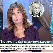 Ana Rosa, contundente con Iniesta tras ser investigado por una presunta estafa: «Me voy a hacer un Pedro Sánchez»