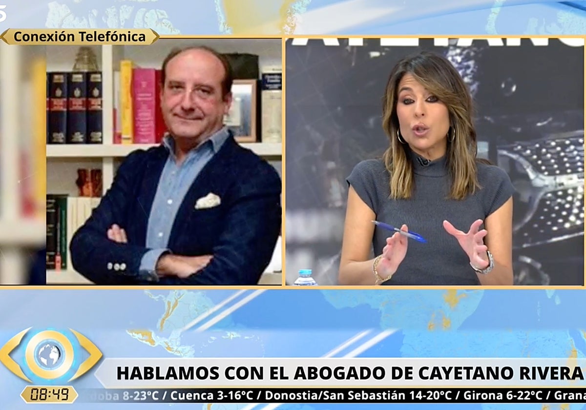 Joaquín Moeckel, abogado de Cayetano Rivera, ha dejado un mensaje del torero ante las cámaras de 'La mirada crítica'.