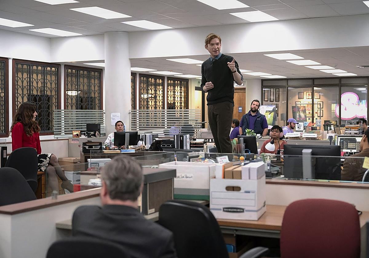 Domhnall Gleeson, protagonista de 'The Paper'