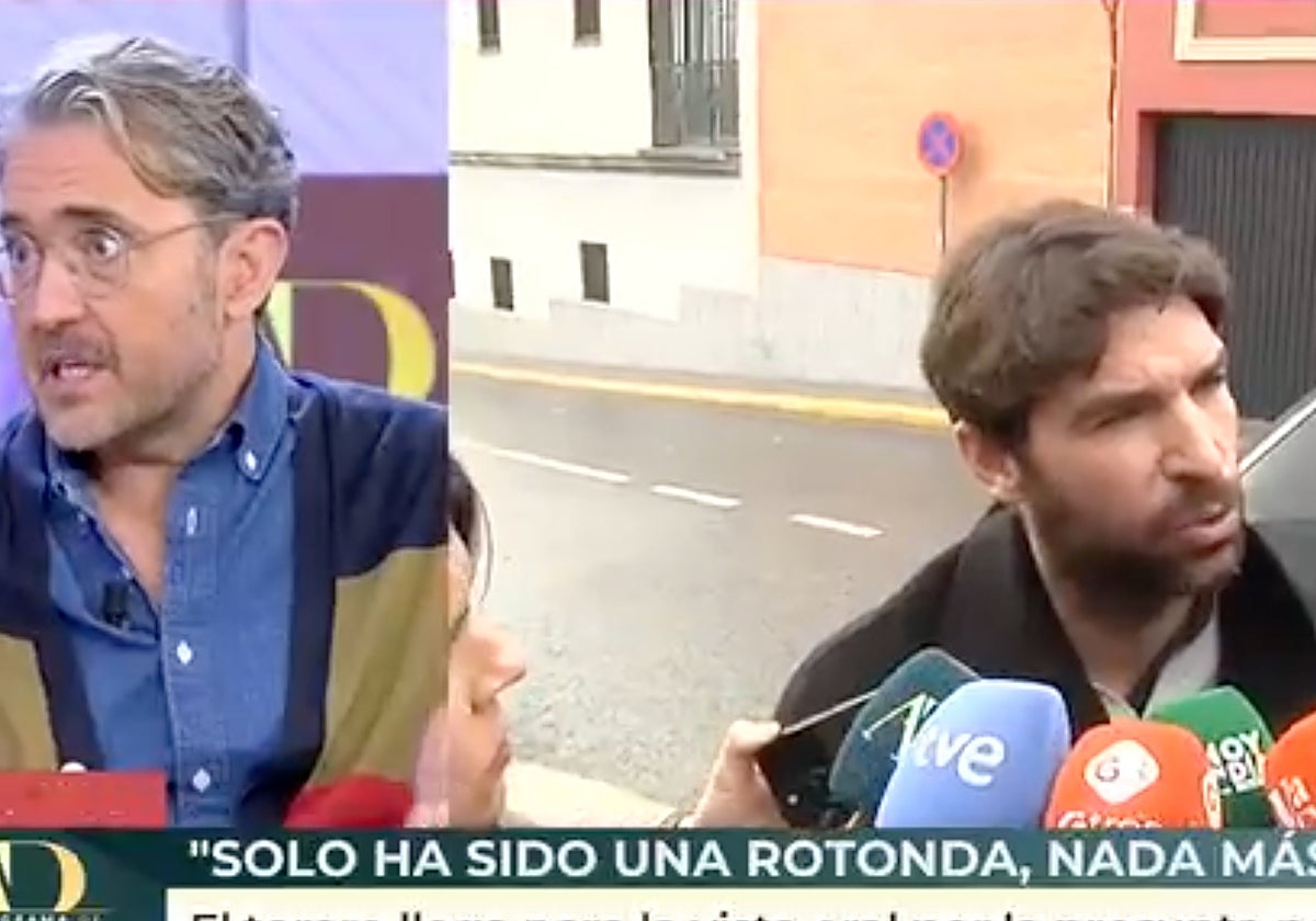 Máximo Huerta, colaborador de 'El programa de Ana Rosa', ha replicado rotundo a Cayetano Rivera.