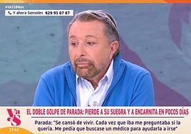 José Manuel Parada rompe a llorar en directo por una tragedia familiar y el plató de 'Y ahora Sonsoles' enmudece: «Nunca te habíamos visto así»