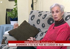 El sufrimiento de Paqui, una madre española que ha desheredado a su hijo tras denunciar 15 años de abandono: «Me siento bien haciéndolo»