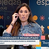 Preguntan a Isabel Rábago si Sánchez se atreverá a indultar al fiscal general y responde sin pelos en la lengua