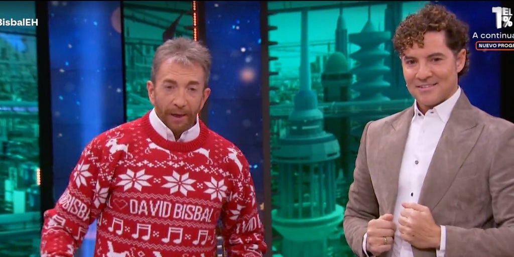 David Bisbal ilumina El Hormiguero con su magia navideña