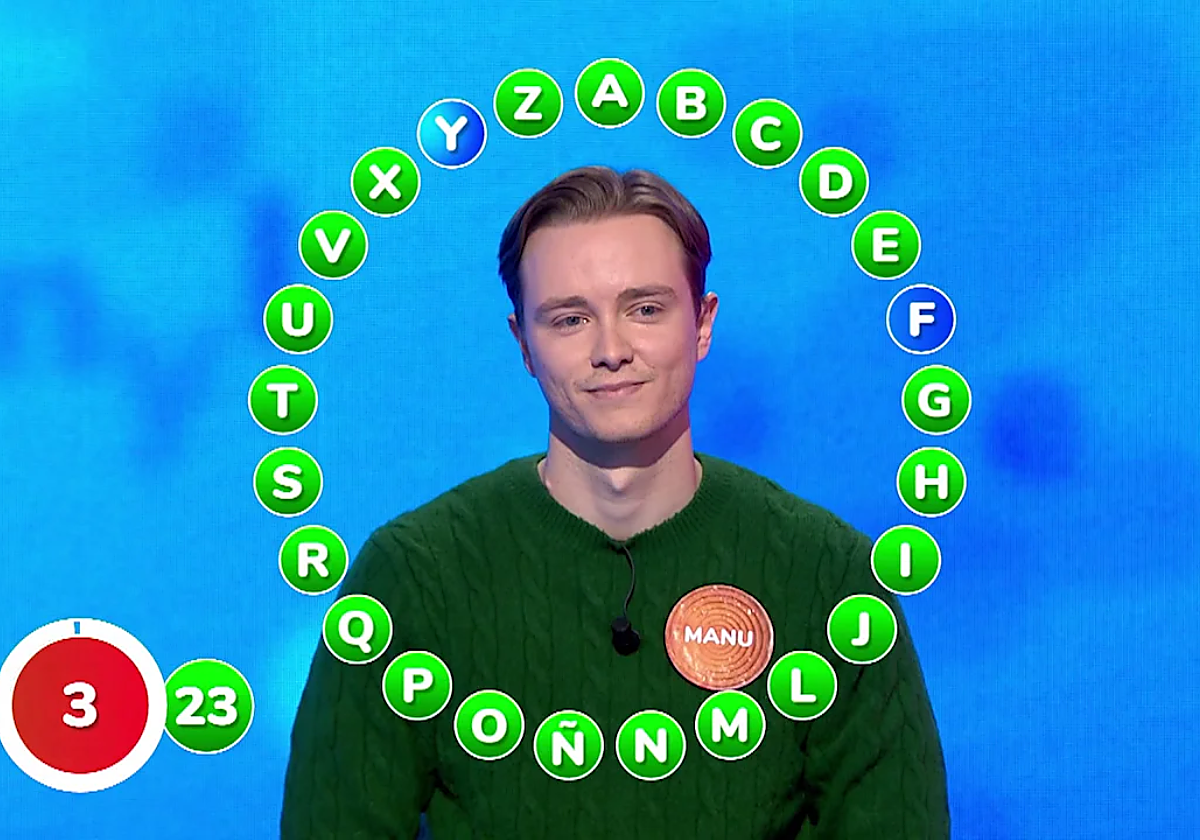 Manu en 'Pasapalabra'