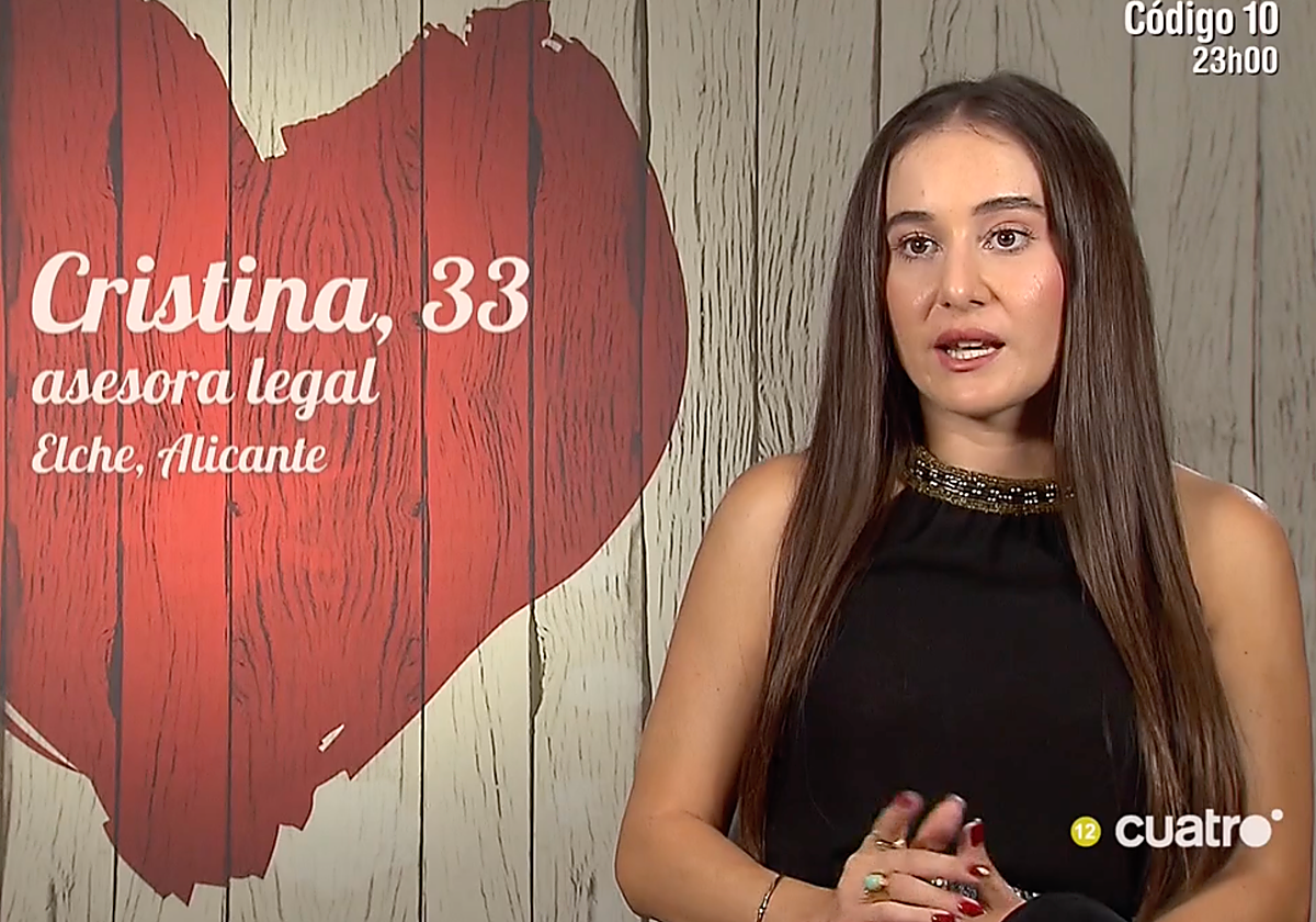 Cristina en 'First Dates'