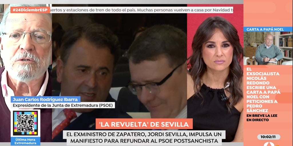 Preguntan al socialista Rodríguez Ibarra si votará a Pedro Sánchez en las próximas elecciones y la respuesta deja a todos ko