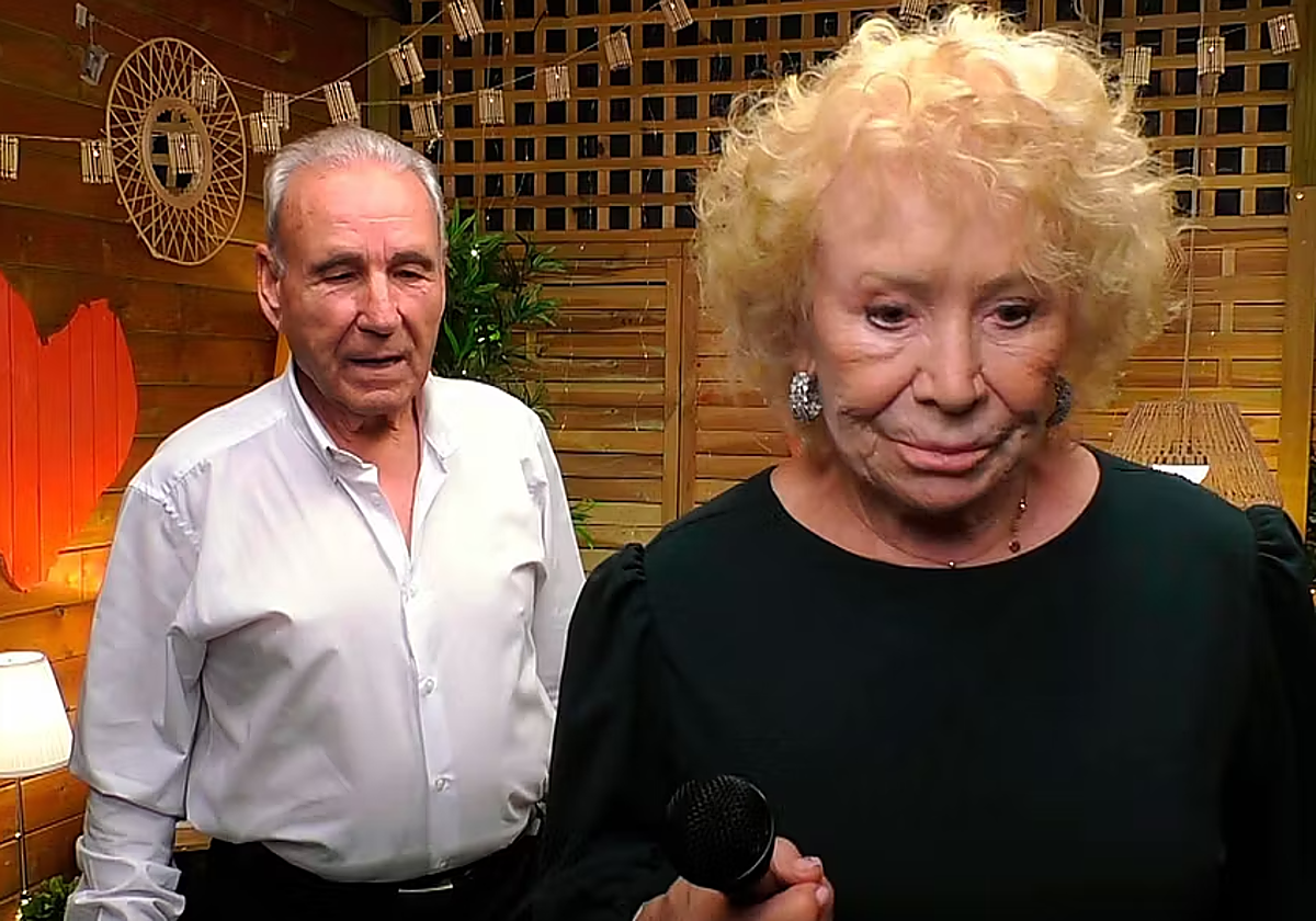 María Teresa y Pedro al final de la cita