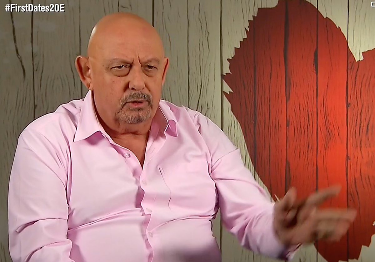 José Manuel en 'First Dates'