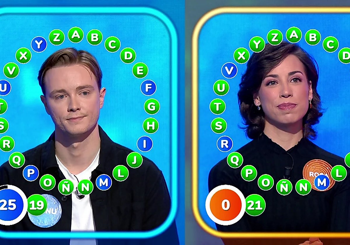 Manu y Rosa en 'Pasapalabra'