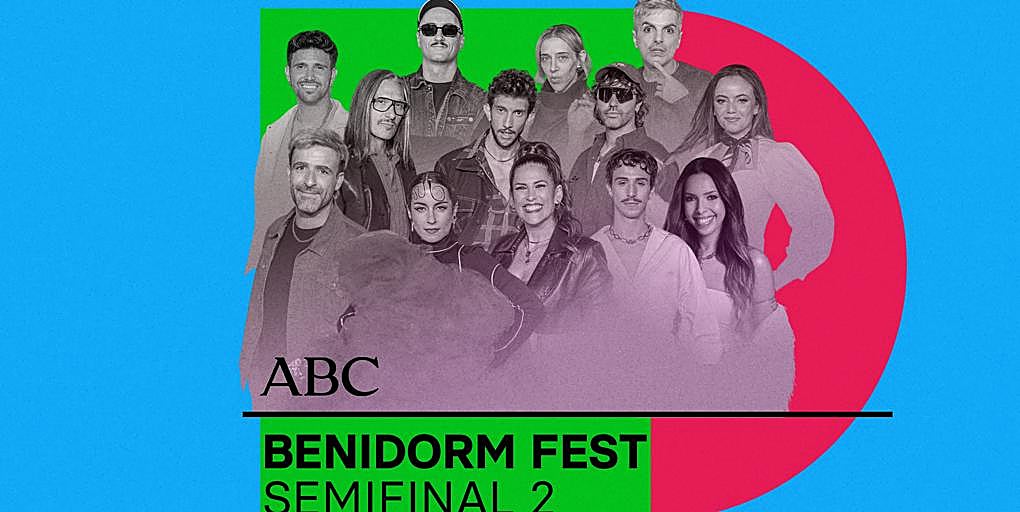 Dónde ver online y en televisión la segunda semifinal del Benidorm Fest 2026 hoy y a qué hora empieza la gala