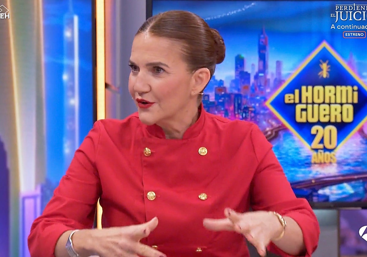 Samantha Vallejo-Nágera estrenándose como invitada de 'El Hormiguero'