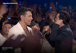 La encerrona a Jesús Vázquez en la final del Benidorm Fest: «Yo te besé»