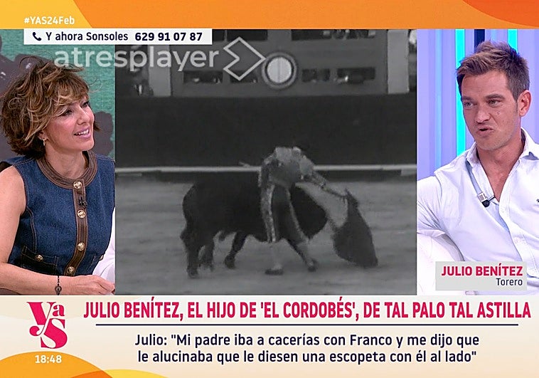 Julio Benítez en el programa 'Y Ahora Sonsoles'.