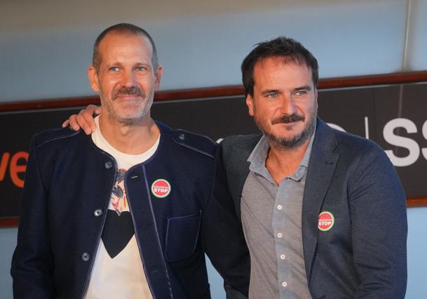 José Mari Goenaga (d) y Aitor Arregi (i).