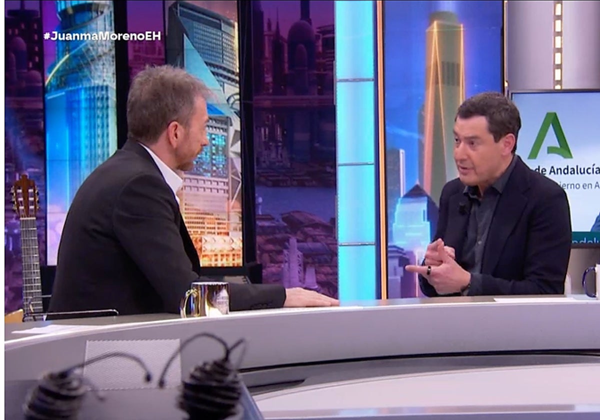 Un político socialista ve a Juanma Moreno en  El Hormiguero  y pide a Pablo Motos que lo invite