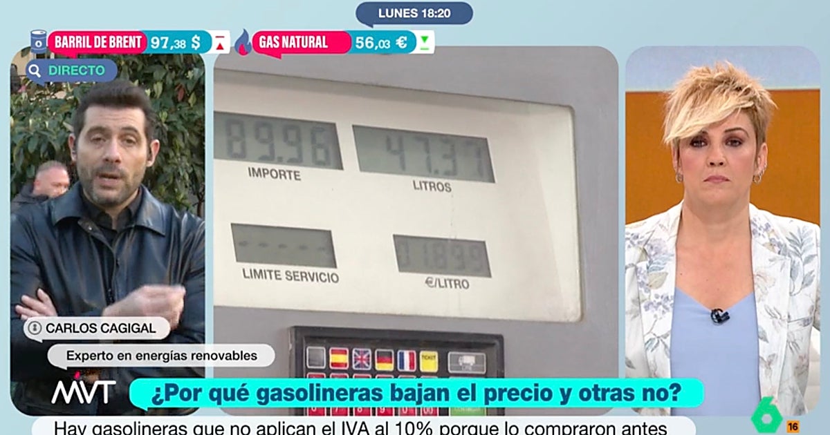 Carlos Cagigal, experto energético, sobre el precio del combustible: «Nadie da datos correctos»
