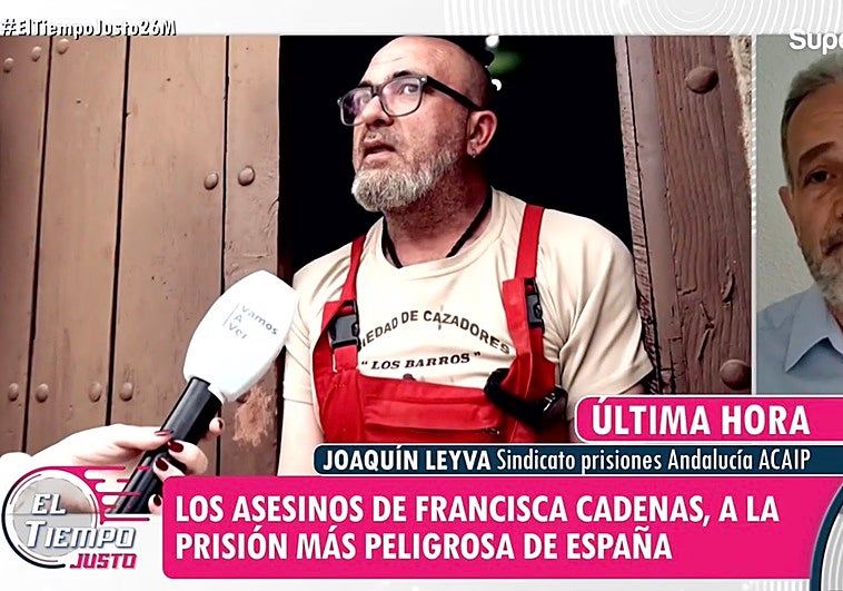 Joaquín Leyva, del sindicato de prisiones, en 'El Tiempo Justo'.