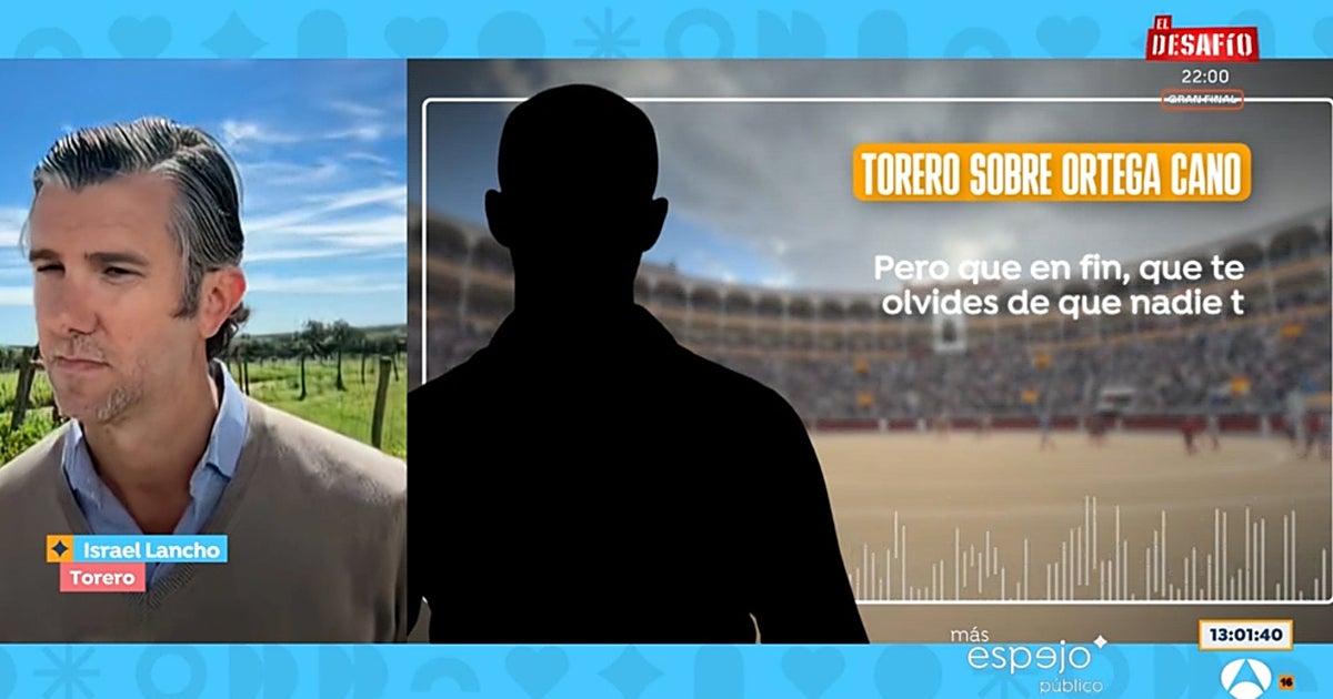 «Eso es manipulación», Israel Lancho desmonta a 'Espejo Público' por lo hecho a Ortega Cano