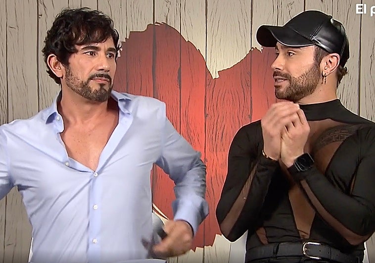 Jesús y Juampy en 'First Dates'