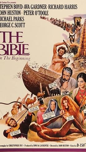 Imagen secundaria 2 - Fotogramas y carteles de 'Ben Hur', 'Salomon y la reina de Saba' y 'La biblia en su principio'. 