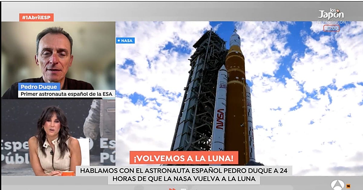 Preguntan a Pedro Duque qué echa más de menos si la política o el espacio y es claro