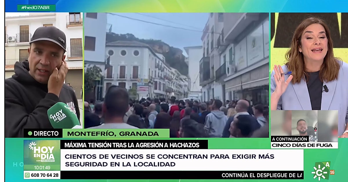 Un vecino de Montefrío se 'encara' con Toñi Moreno tras ver cómo lo tachan de racista