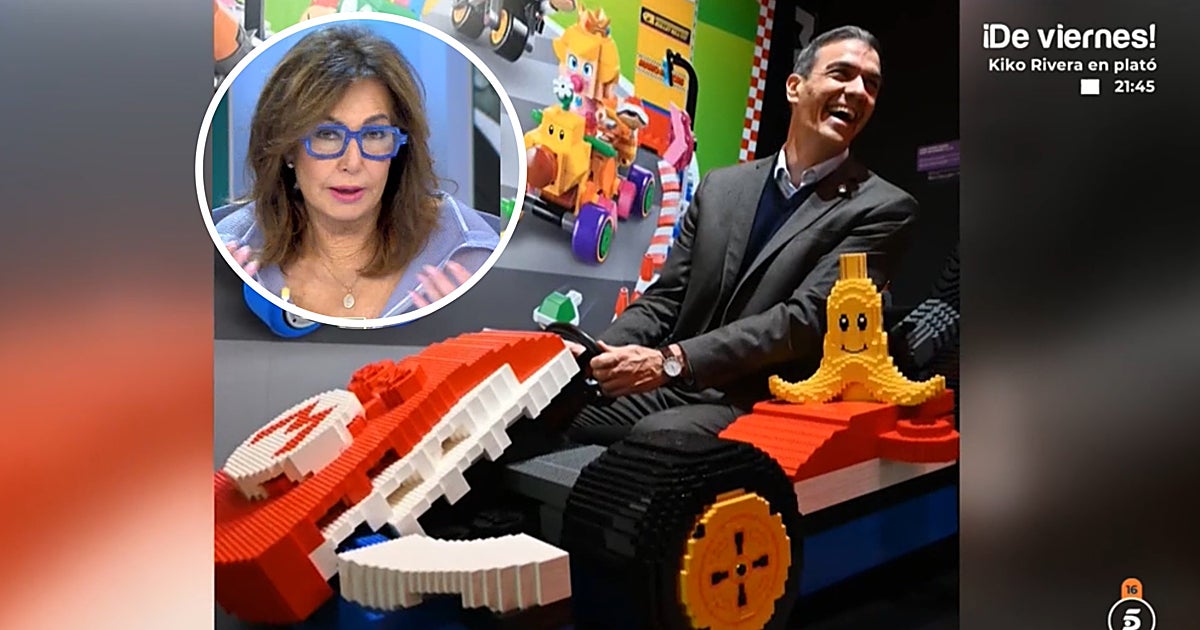 Ana Rosa ve a Sánchez subido al coche de Mario Bros y lo fulmina con una sola frase