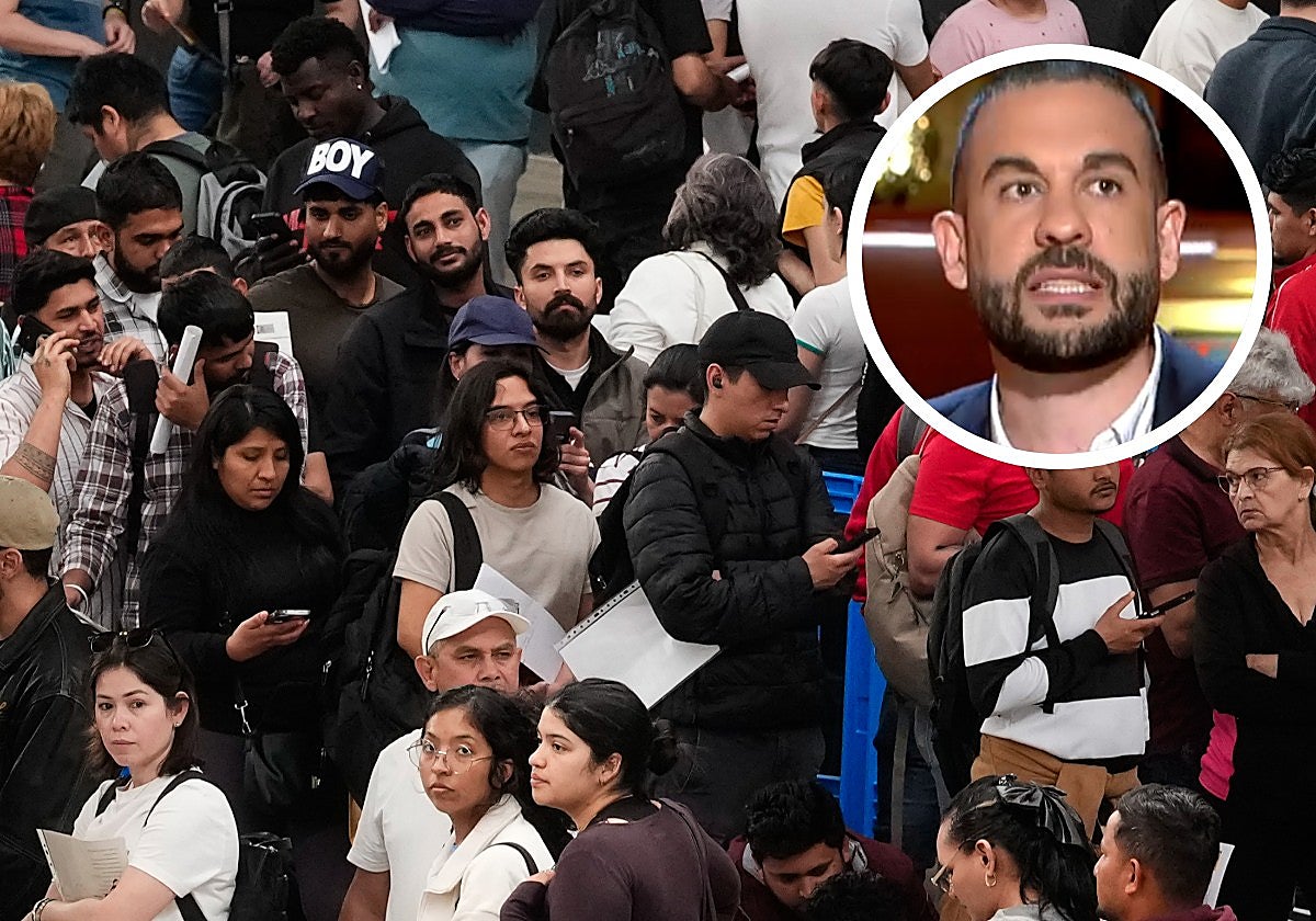 Roberto Vaquero en una intervención televisiva