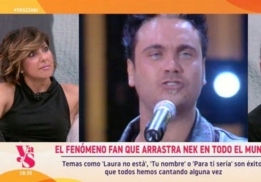 El comentario de Sonsoles Ónega que sonroja a Nek: «Es mi programa y digo lo que quiero»