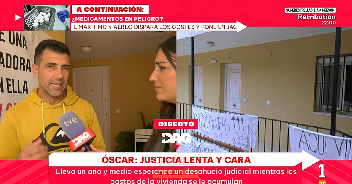 Acampa delante de su piso tras años de impagos del inquiokupa: «Le ofrecí dinero por irse»