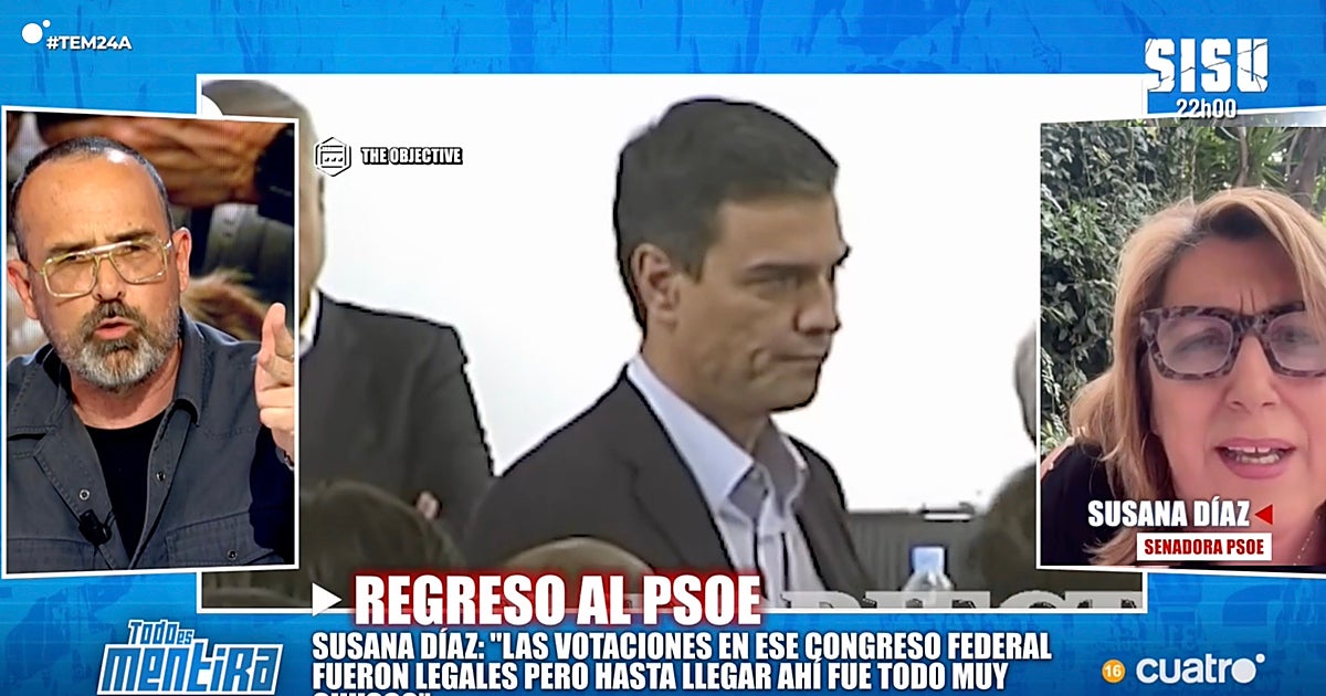 Choque sin precedentes de Susana Díaz y Risto Mejide: «No me puedes obligar a entrar al show»