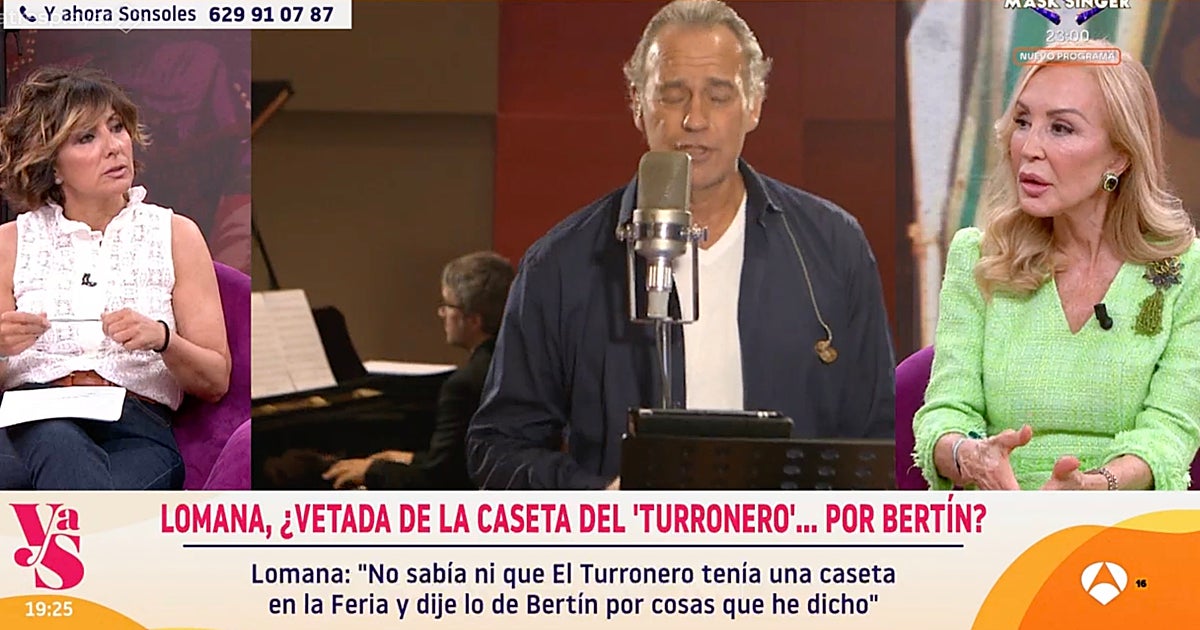 Carmen Lomana explica por qué Bertín Osborne «no quiere ni verla»: «Le sentó fatal lo que dije»