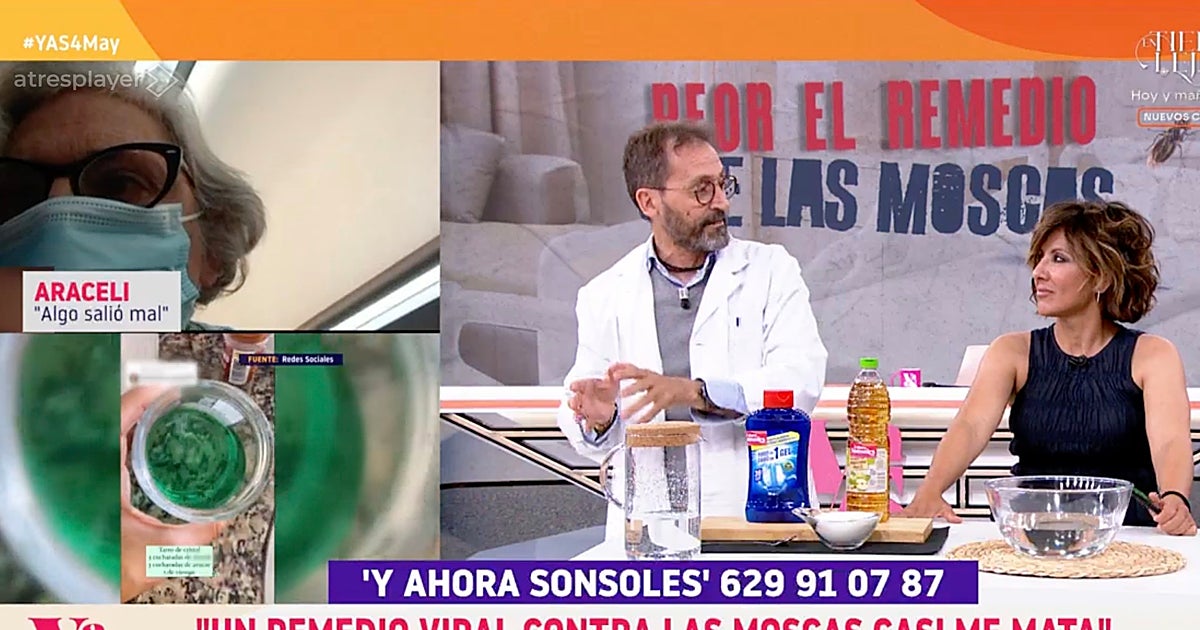El químico Ricardo Díaz revela el mejor remedio para acabar con los mosquitos: «Mueren todos»