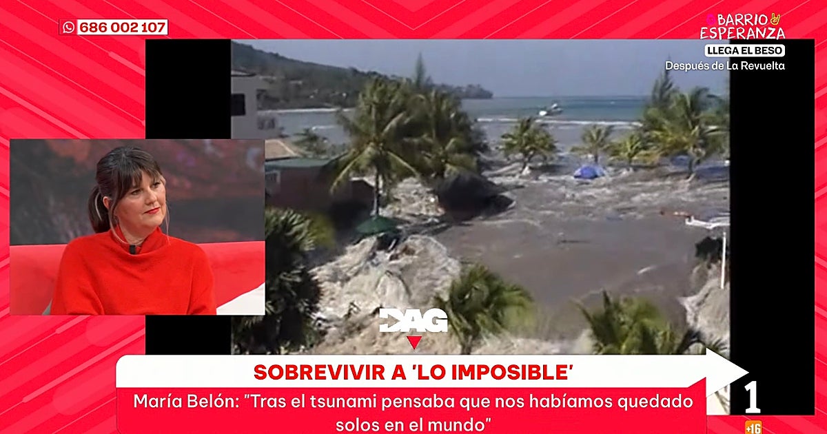 María Belón, superviviente del tsunami de Indonesia: «A todos nos llegan olas que nos hunden»