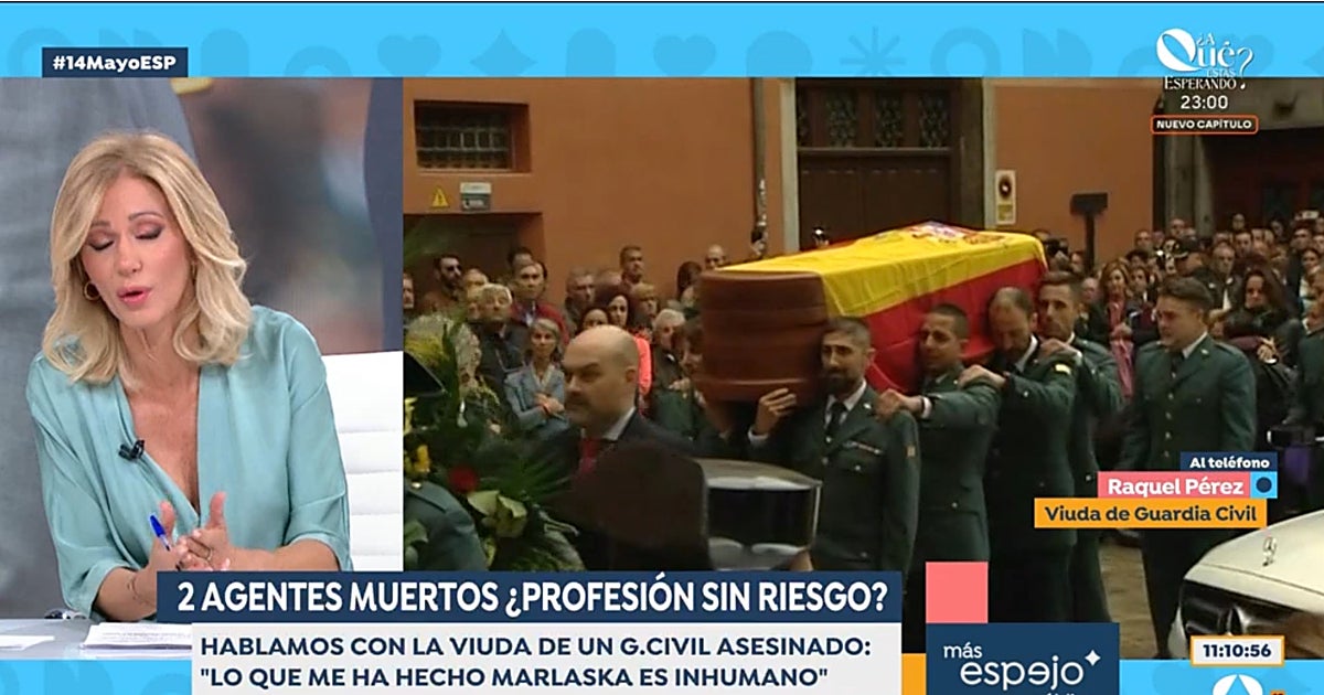 La viuda de un guardia civil no se muerde la lengua y califica sin medias tintas a  Marlaska: «Es un ser...»