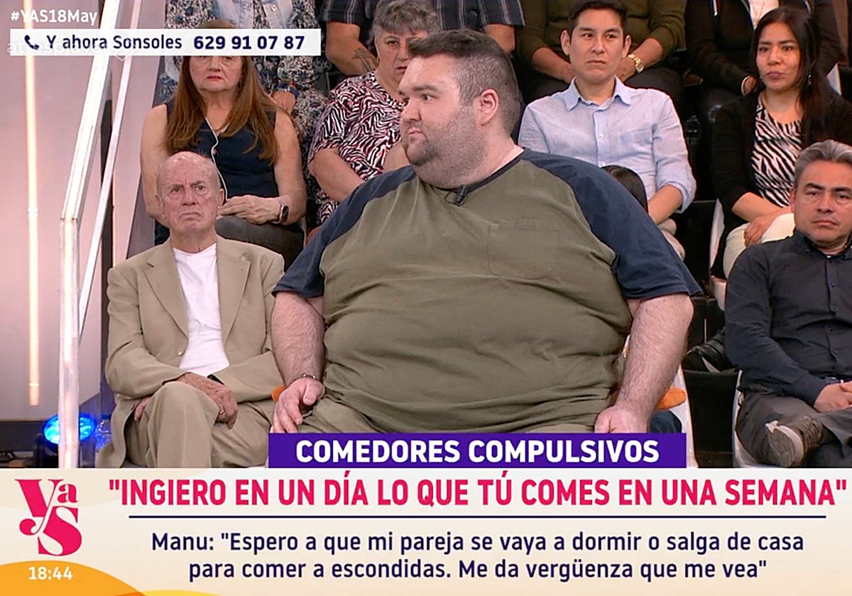 Manu Mitchell, invitado al programa 'Y Ahora Sonsoles'.