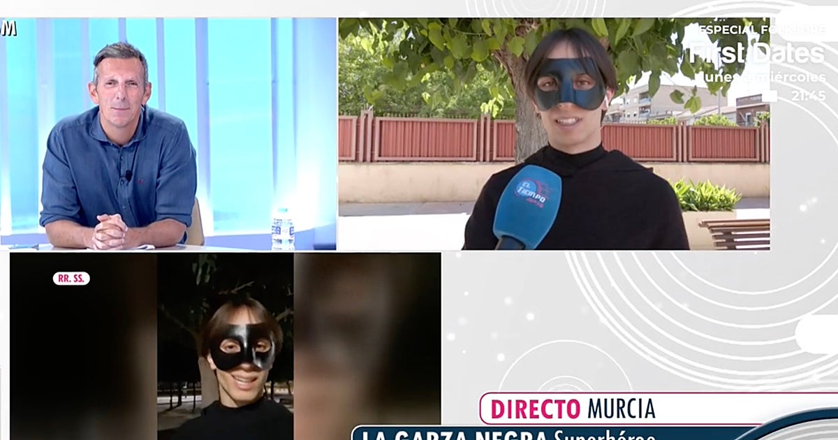 De estudiar Bachillerato a superhéroe influencer en Murcia: quién hay detrás de la Garza Negra